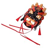Artigianato dettagliato: la maschera dipinta a mano presenta disegni intricati ispirati alle maschere dell'opera tibetana, migliorando l'attrattiva visiva delle maschere cosplay tradizionali, maschere per feste, maschere di carnevale