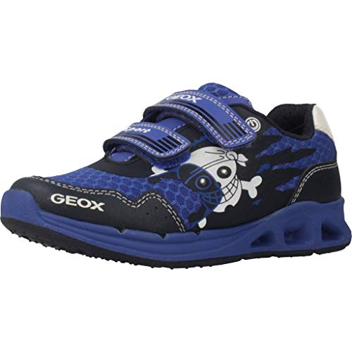 Geox J Dakin Boy B Sneakers Basses garçon, ((Royal/Navy C4227) 30 EU