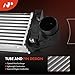 A-Premium Turbo Intercooler Compatible with Land Rover Discovery Sport 2015-2017, Evoque 2012-2017, 2.0L