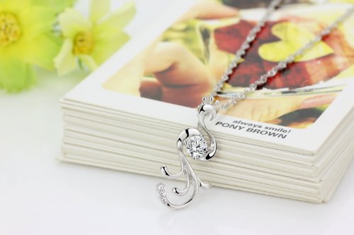 Moon Wings, pendente in argento Sterling massiccio...