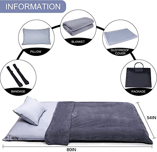 Neoact Futon Mattress Grey Japanese Floor Mattress Simple Style Memory Foam, Foldable Mattress Guest Mattress Pad Floor Lounger Bed Full Size. #TOP1