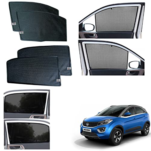 Image of WolkomHome car Fix Curtain Window Shades Half Curtains Sunshade for Nexon