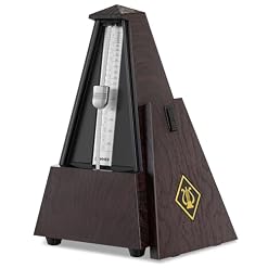 Donner Mechanical Metronome for Piano Guitar Drum Violin Saxophone Musician, Track Beat and Tempo, Loud Sound, Steel Movement, DPM-1, Wood Grain Color - Les Beatles, Paul McCartney, John Lennon, RIngo Starr, George Harrison