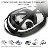 SARLAR Large Space Carrying Case Compatible with PlayStation VR2 & HTC Vive Focus Vision & Meta Quest 3S/Quest 3/Quest 2, VR Headsest Controllers Travel Case for All Head Strap with Battery, Black