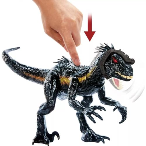 MAGNETOE Jurassic Dino Trackers Track \'N Attack Indoraptor Action Figure