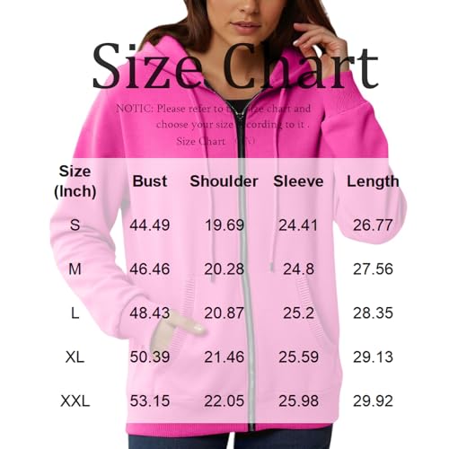 Hoodies for Women Zip Up Long Sleeve Y2K Casual Sweatshirts 2025 Fall Teen Girls Track Jackets with Pockets2