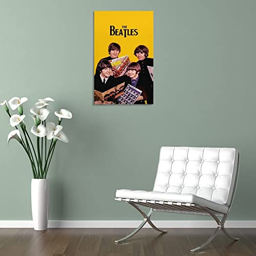 Poster rétro The Beatles – Peinture murale décorative sur toile – Impression d’art moderne pour chambre à coucher – 60 x… - Les Beatles, Paul McCartney, John Lennon, RIngo Starr, George Harrison Poster rétro The Beatles - Peinture murale décorative sur toile - Impression d'art moderne pour chambre à coucher - 60 x… – Image 6