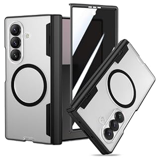 Doeshine für Samsung Galaxy Z Fold 7 Hülle mit Privacy Front Sichtschutz, Robuste Handyhülle für