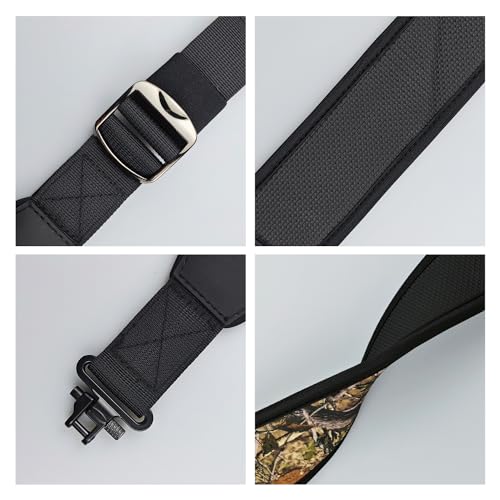 DARKFANG Two Point Sling with Swivels and Comfortable Neoprene Shoulder Padded for Hunting