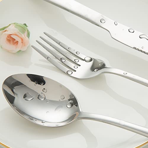 Anylat Stainless Steel 12-Piece Dinner Spoons Set, Table Soup Spoons Pack For 12 (Silver 7.3 Inches) #TOP4