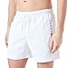 Produktbild Tommy Hilfiger Herren Badehose Medium Drawstring Mittellang, Weiß (Th Optic White), L