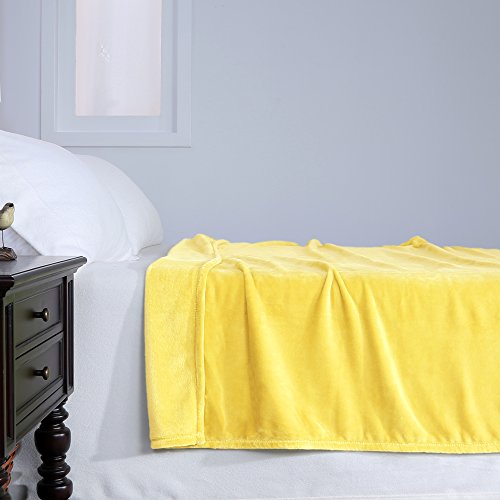 Berkshire Blanket Velvetloft Throw | Velvety Plush Soft Solid Throw | Sundress | 60" X 70" #TOP3