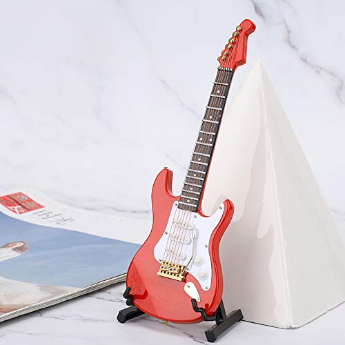 Cyrank Décoration d’ornement de Guitare électrique en Bois, modèle d’instrument de Guitare Basse Miniature, Artisanat d… - Les Beatles, Paul McCartney, John Lennon, RIngo Starr, George Harrison Cyrank Décoration d'ornement de Guitare électrique en Bois, modèle d'instrument de Guitare Basse Miniature, Artisanat d… – Image 3