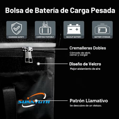 Batería LiFePO4 12V 100Ah a prueba de explosiones para evitar cortes de luz 7