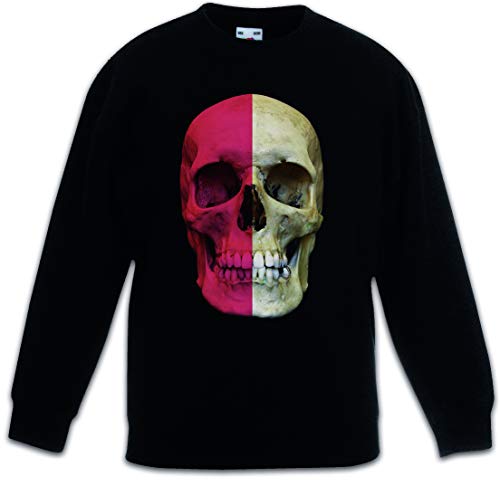 Sweat-shirt enfant Pologne noir pull imprimé skull garçon fille