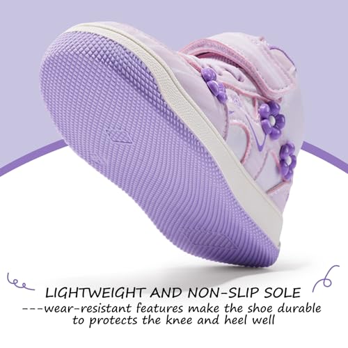 Babaya Girls Running Shoes Kids Tennis Athletic Sneakers Comfortable Lightweight Breathable Walking Shoes Non-Slip Girls Sneakers4