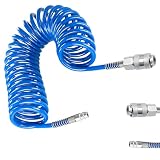 tuyau air compresseur au metre Résistance à la Pression stable: Tuyau d'air flexible a d'excellentes performances de résistance à la pression stable et peut s'adapter aux exigences de pression de service de la plupart des équipements pneumatiques, il peut transporter un flux d'air de manière continue et stable pour garantir une puissance suffisante des outils pneumatiques et éviter une pression d'air instable affectant les résultats de travail