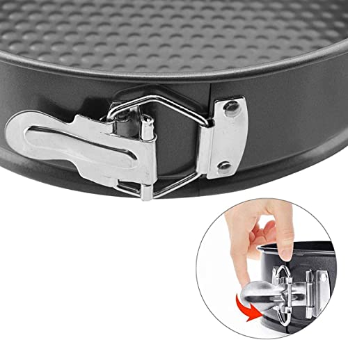 Conjunto 3 Formas de Fundo Removível Assadeira Antiaderente Redonda Para Bolo Doce Torta Confeitaria