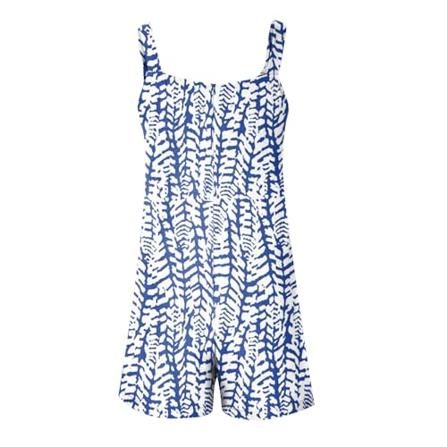 Women 's Loose Shorts Jumpsuit with High Waist Belted Shorts Set Romper Short Jumpsuit Ladies Dresses Size 14 Play Suit for Women Uk Casual Strappy Sleeveless Workout Tennis Mini Dress - Image 4