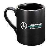 Mercedes Benz AMG Petronas F1 Logo Mug Black/White (Black)