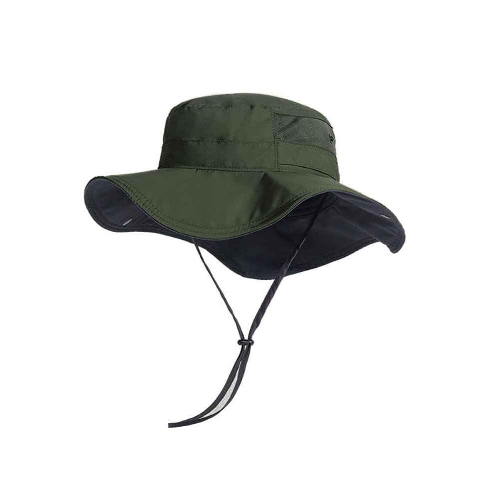 Cappello da sole per esterni, pieghevole, UPF50+, a tesa larga, per uomini e donne, impermeabile, per pesca, escursionismo, arrampicata