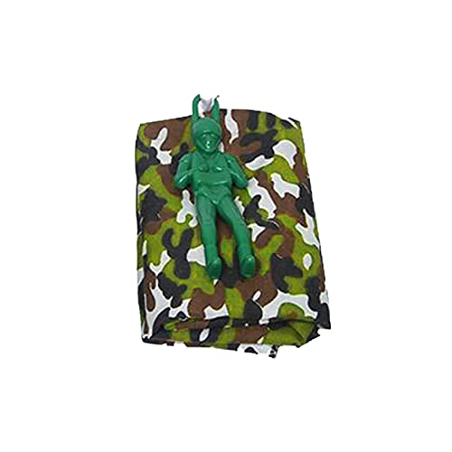 Brinquedo de paraquedas de camuflagem do exército infantil jogando à mão brinquedo infantil ao ar li