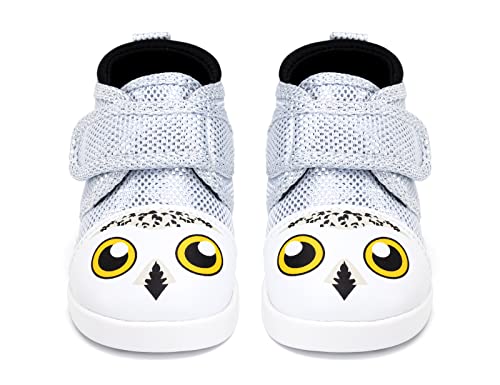 ikiki Squeaky Shoes for Toddlers/Little Kids (Snowy Owl, Sparkly White, Size 9)2