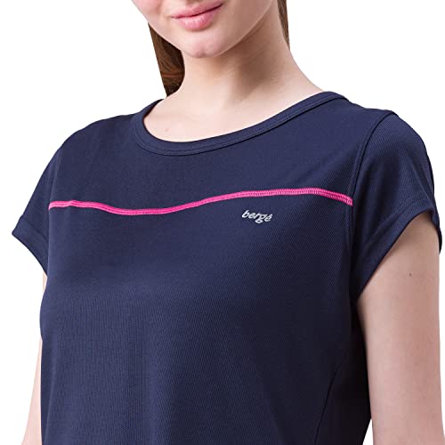 Image of berge' Ladies Polyester Dry Fit Western Shirts & Tshirts for Women, Quick Drying & Breathable Fabric, Gym Wear Tees & Workout Tops