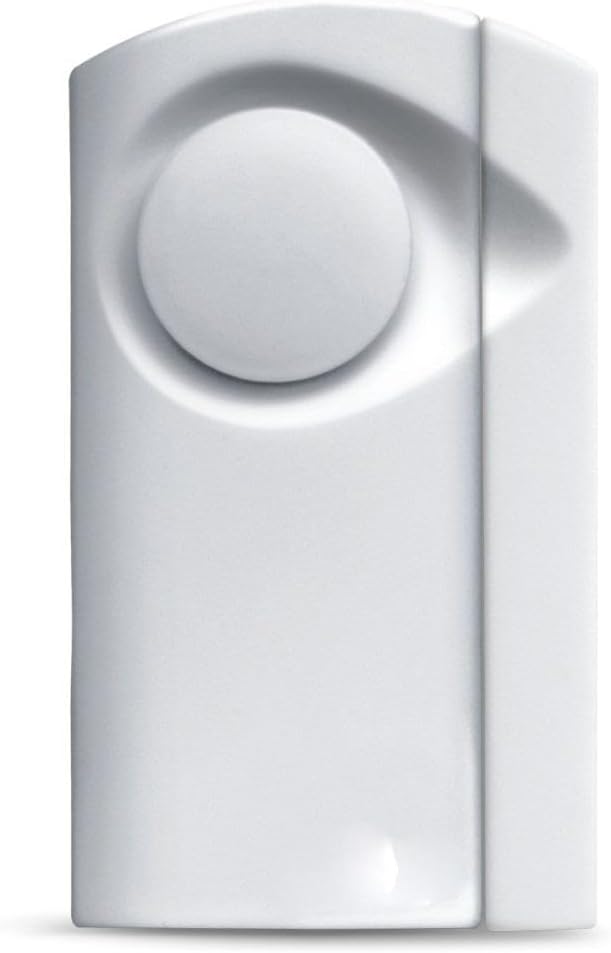Newhouse Hardware DSCHM Sensor de alarma de puerta para apertura de puerta, seguridad para niños y ancianos, alerta antirrobo, blanco, paquete de 1