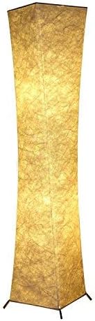 Yenny shop Natural Tyvek Fabric Originality Floor lamp Soft Lighting Home Minimalism Create Romantic Atmosphere (Style1-general+2 Led Bulbs)