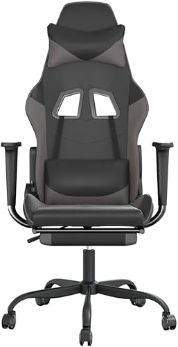 Miniatura 4 de Silla de masaje para juegos, silla giratoria con soporte lumbar, silla de juegos de computadora adecuada para oficina, sala de juegos, dormitorio