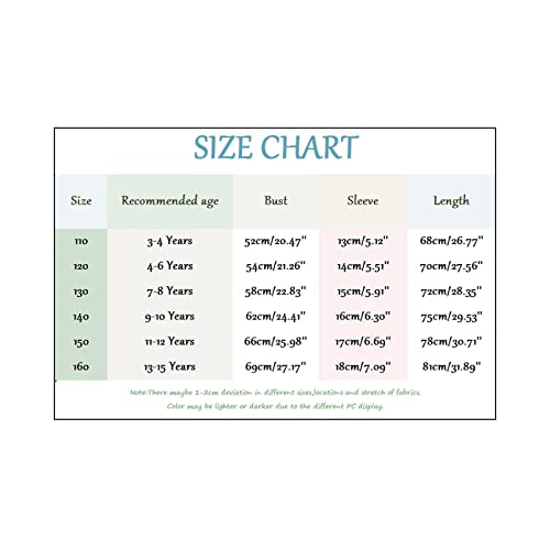 Vestido maxi casual liso para meninas com gola e manga curta, Azul, 11-12 Anos