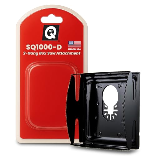 Qbit SQ1000-D Power Oscillating Multi-Tool Blade Saw for 2-Gang Box Outlet