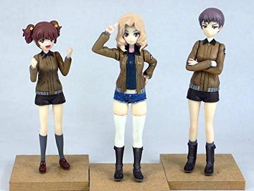 Amazon 116 ガールズ パンツァー レジンフィギュアキット 3体セット サンダース大学付属高校チーム ガルパン アイドル 芸能人グッズ 通販