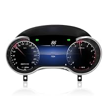 12.3" Linux Auto Aftermarket Digital Instrument Dash Panel Car Gauge Cluster Speedometer Dashboard LCD Display for Benz Ml/Gl 2012-2015/G 2013-2018/Gle 2015-2019/Gls 2016-2019