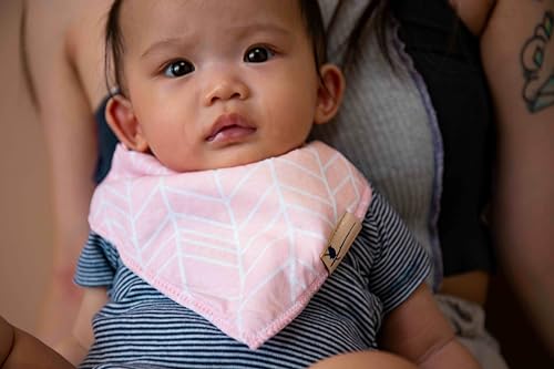 Blue Wren Magnetic Bandana Drool Bibs 5-pack - Magnetic Closure Baby Bibs - Safe, Easy, Chic Teething Bib4