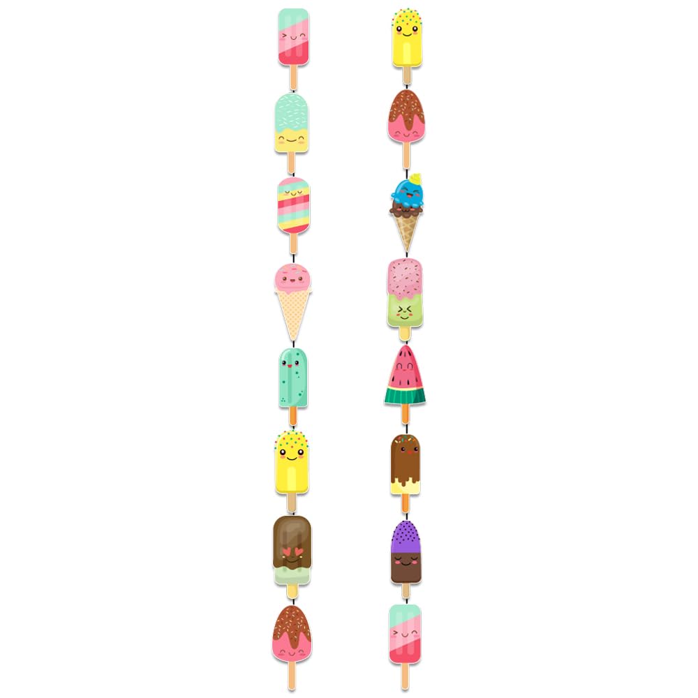 Ice Cream Theme Birthday Decoration | Candy Land Theme Birthday Party Frills | Hanging Set-image-18