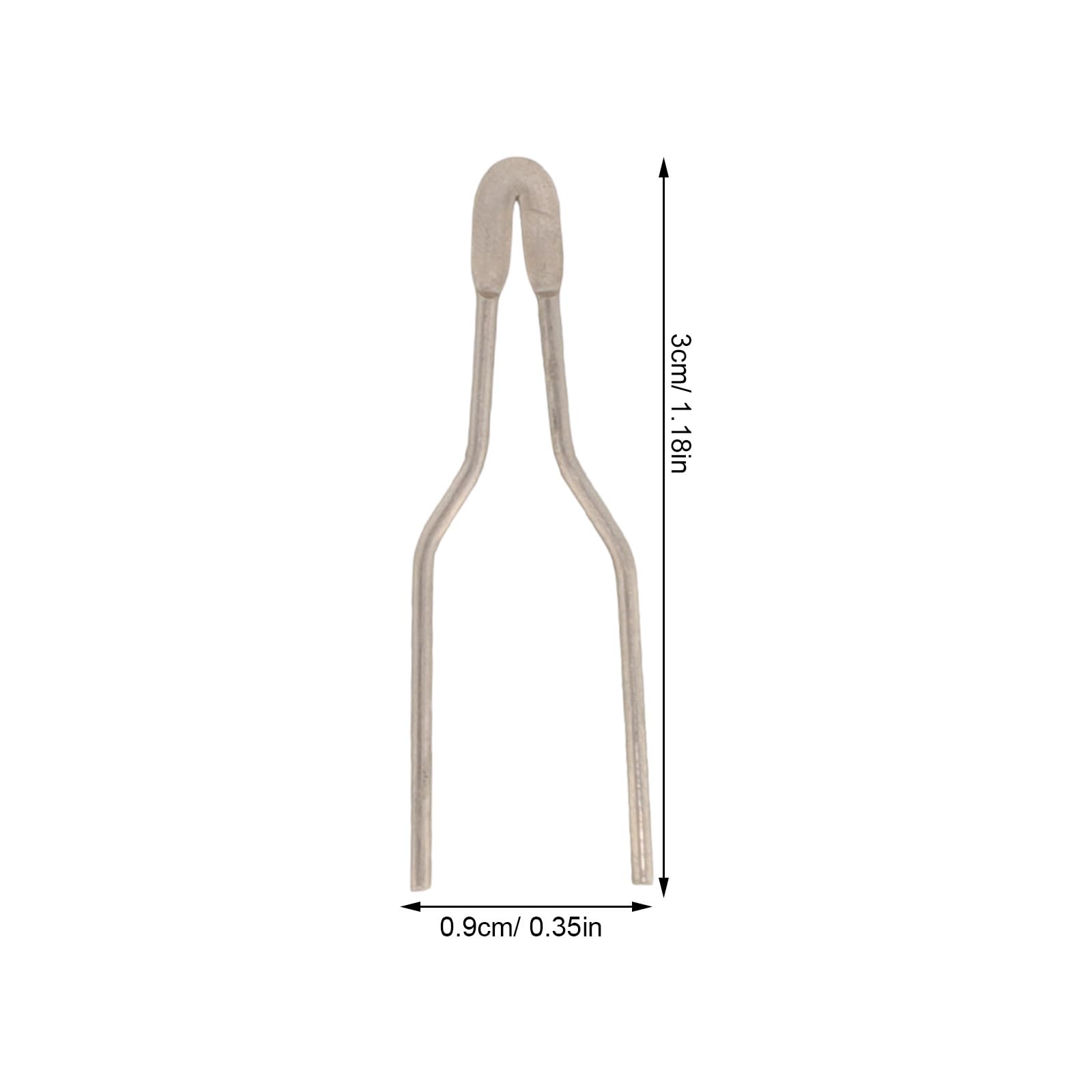 Supvox 6 punte per bruciare pirografia in filo di riscaldamento in metallo, diametro 1 mm, compatibili con bruciatori a legna ad alta impedenza, punte di ricambio durevoli per pasta di legno