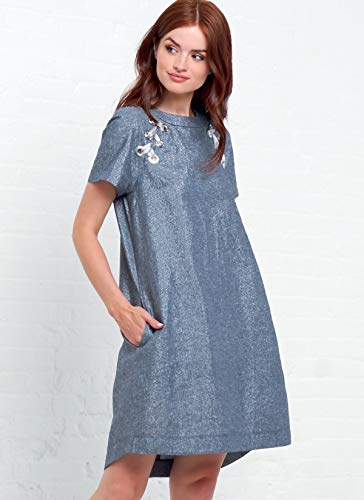 Mccall Pattern Mccall's Women's Short And Long Sleeve Dress, Sizes 6-14 Sewing Pattern, Plain #TOP2