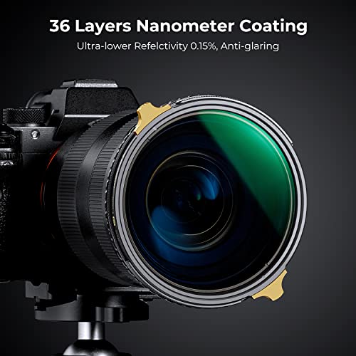 K&F Concept 67Mm Variable Nd2-32 Nd Lens Filter & Circular Polarizing Filter 2-In-1 For Camera Lens, Waterproof Scratch Resistant 36 Multi-Coated Lens Filter (Nano-X Pro Series) #TOP5