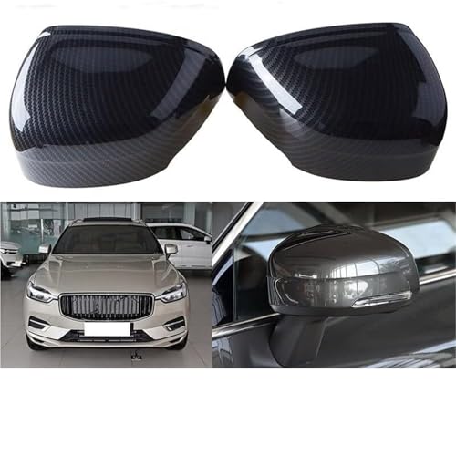 Coques rétroviseurs latéraux pour voiture : lot de 2 couvercles de protection extérieure ABS