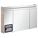 Produktbild FACKELMANN B.CLEVER Spiegelschrank mit LED-Lichtleiste und einzigartigem 3D-Effekt  120 x 71 x 16 cm, Lichtfarbe Kaltweiß, Türen mit Soft-Close-System, Made in Germany