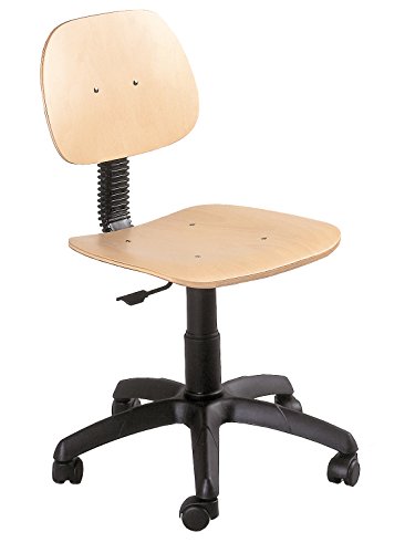 Preisvergleich Produktbild Topsit Arbeitsstuhl, Holz, Natur, Höhenverstellbar