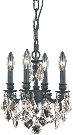 Elegant Lighting 9104D10DB-GT/RC Pendant, Dark Bronze