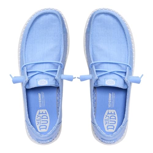 Image of HEYDUDE Women's Wendy Stretch Canvas Slip On Shoes | Easy On Loafer