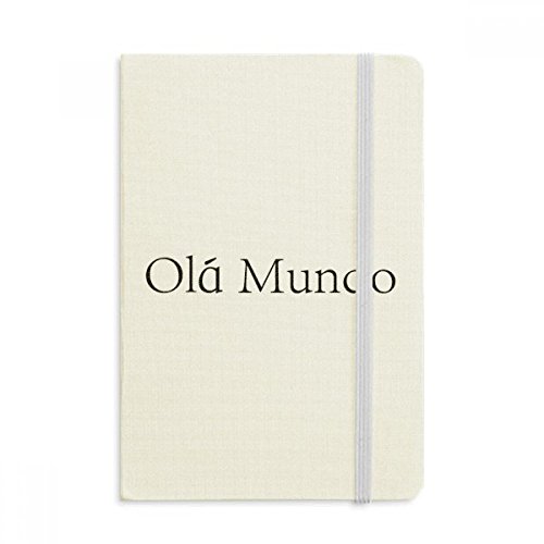 Notebook portugais A5 tissu couverture souple Journal classique 144x210mm