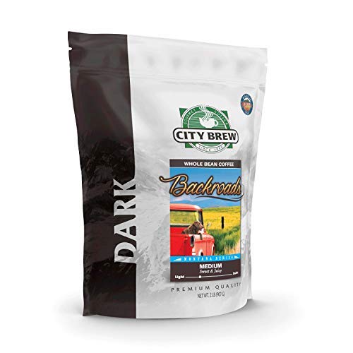 CITY BREW GOURMET COFFEE SINCE 1998 Backroads, 2 lb, Whole Bean