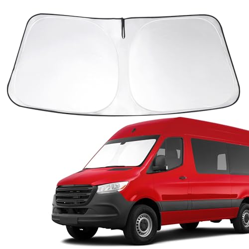Image of Windshield Sunshade for 2007-2026 Sprinter Freightliner Cargo