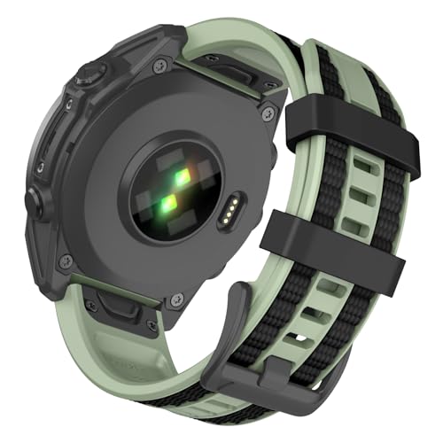 OVERSTEP (�I�[�o�[�X�e�b�v) �E�H�b�`�o���h Garmin Fenix 8 47mm/Fenix 7/Fenix 6/Fenix 5/Fenix E�p 22mm �V���R�������p�X�g���b�v Forerunner 965/955/945/935�X�}�[