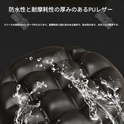 Jimaku 車輪付きの持ち運び可能なスツール、低い座面、屋内で持ち運び可能、幼児、運動、多機能、家庭での使用、靴の履き替え用スツールに適しています (パン用滑車,ブラック（4輪）) [5]